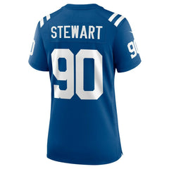 NFL Grover Stewart Indianapolis Colts Women's Game Jersey - Royal
