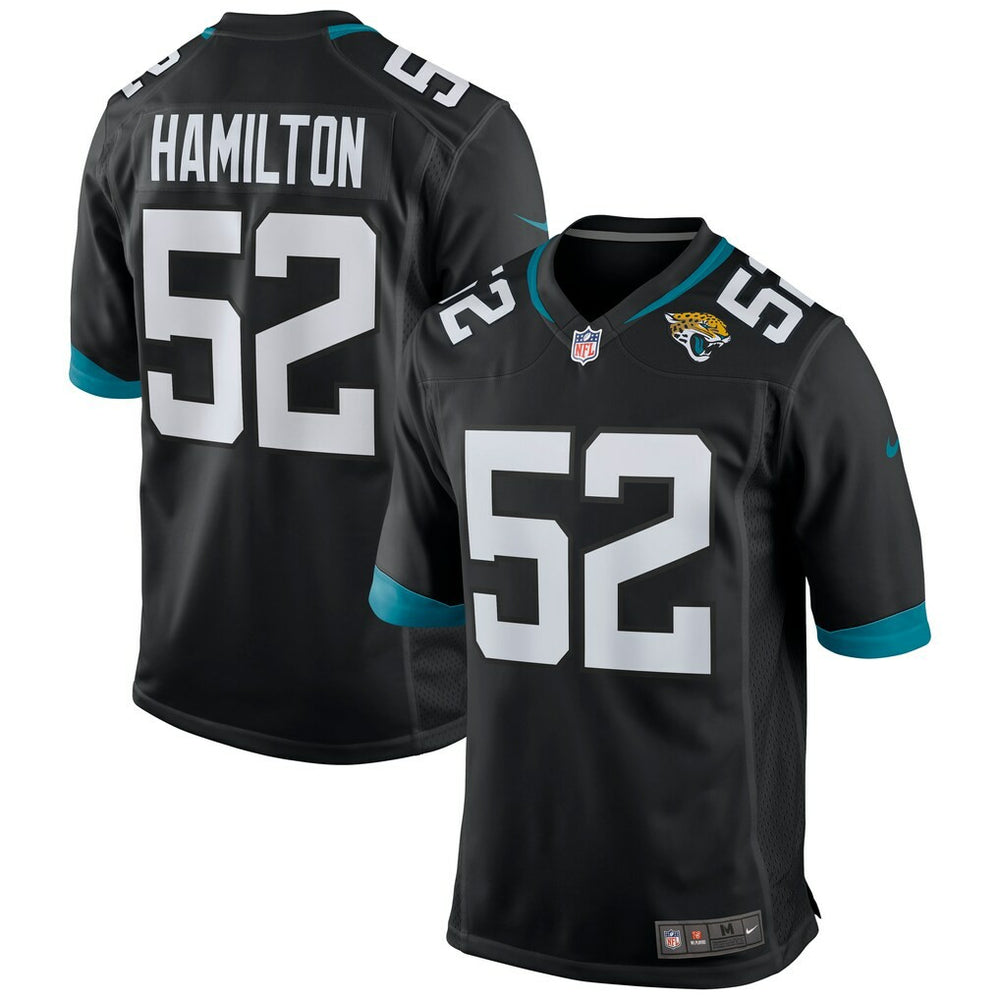 NFL DaVon Hamilton Jacksonville Jaguars Game Jersey - Black