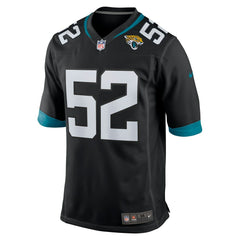 NFL DaVon Hamilton Jacksonville Jaguars Game Jersey - Black