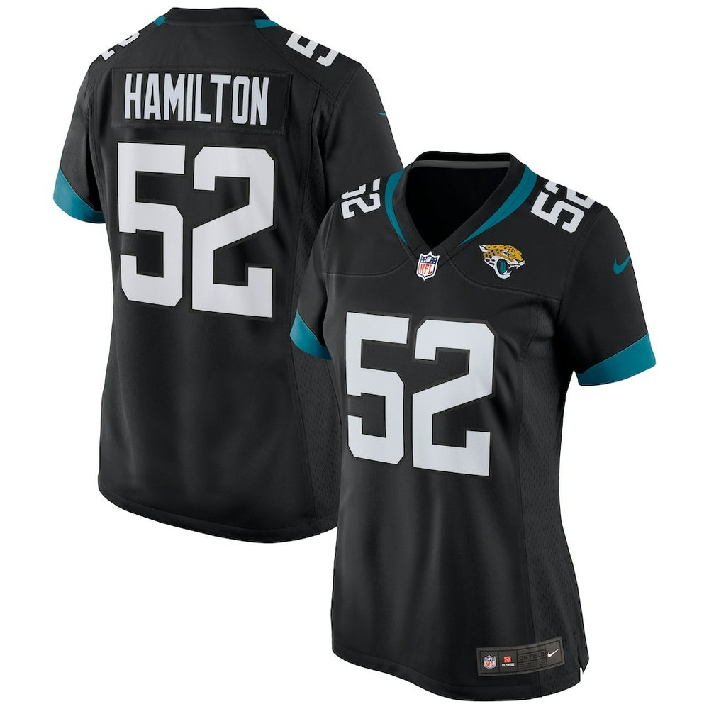 NFL DaVon Hamilton Jacksonville Jaguars Women's Game Jersey - Black