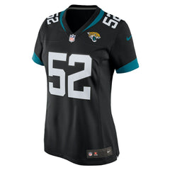 NFL DaVon Hamilton Jacksonville Jaguars Women's Game Jersey - Black