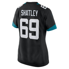 NFL Tyler Shatley Jacksonville Jaguars Women's Game Jersey - Black