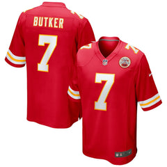 NFL Harrison Butker Kansas City Chiefs Game Jersey - Red