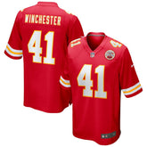 James Winchester Kansas City Chiefs Game Jersey Red