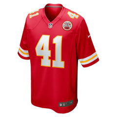 NFL James Winchester Kansas City Chiefs Game Jersey - Red