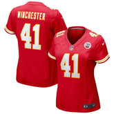 NFL James Winchester Kansas City Chiefs Women's Game Jersey - Red