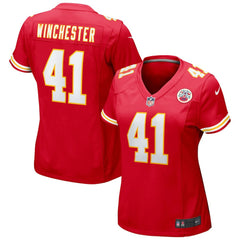 NFL James Winchester Kansas City Chiefs Women's Game Jersey - Red
