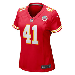 NFL James Winchester Kansas City Chiefs Women's Game Jersey - Red