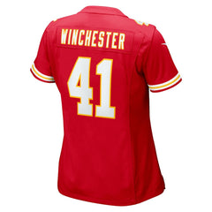 NFL James Winchester Kansas City Chiefs Women's Game Jersey - Red