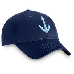 NHL Seattle Kraken Fanatics Core Secondary Logo Adjustable Hat - Deep Sea Blue