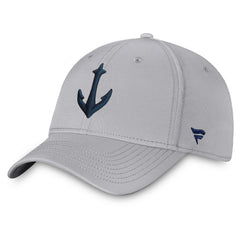 NHL Seattle Kraken Fanatics Secondary Logo Flex Hat - Gray