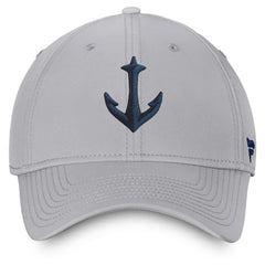 NHL Seattle Kraken Fanatics Secondary Logo Flex Hat - Gray