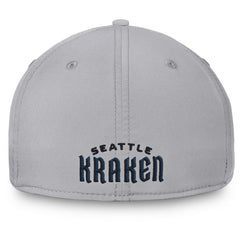 NHL Seattle Kraken Fanatics Secondary Logo Flex Hat - Gray