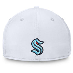 NHL Seattle Kraken Fanatics Wordmark Flex Hat - White