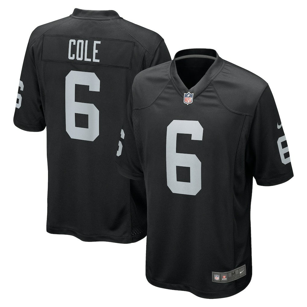 NFL AJ Cole Las Vegas Raiders Game Jersey - Black