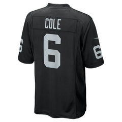 NFL AJ Cole Las Vegas Raiders Game Jersey - Black