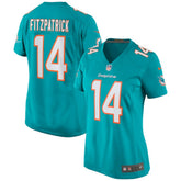 NFL Ryan Fitzpatrick Miami Dolphins Women's Game Jersey - Aqua