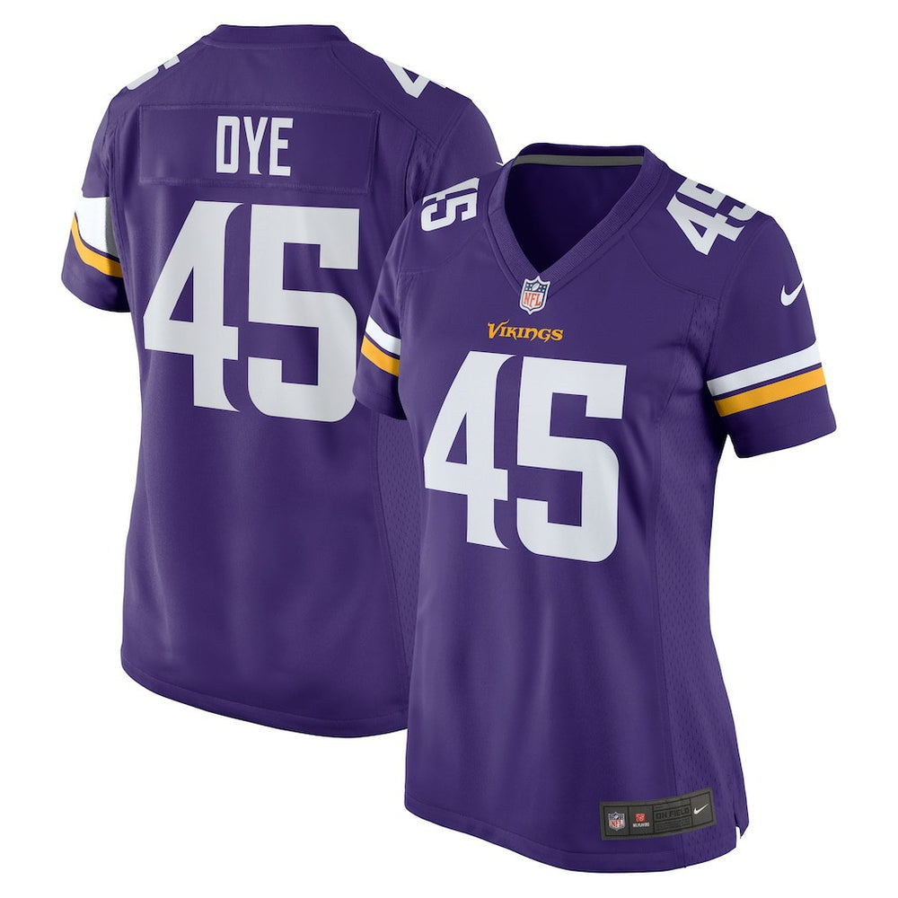NFL Troy Dye Minnesota Vikings Women's Game Jersey - Purple