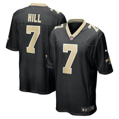 NFL Taysom Hill New Orleans Saints Game Jersey - Black