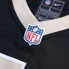 NFL Zach Wood New Orleans Saints Game Jersey - Black