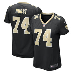 NFL James Hurst New Orleans Saints Women's Game Jersey - Black