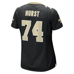 NFL James Hurst New Orleans Saints Women's Game Jersey - Black