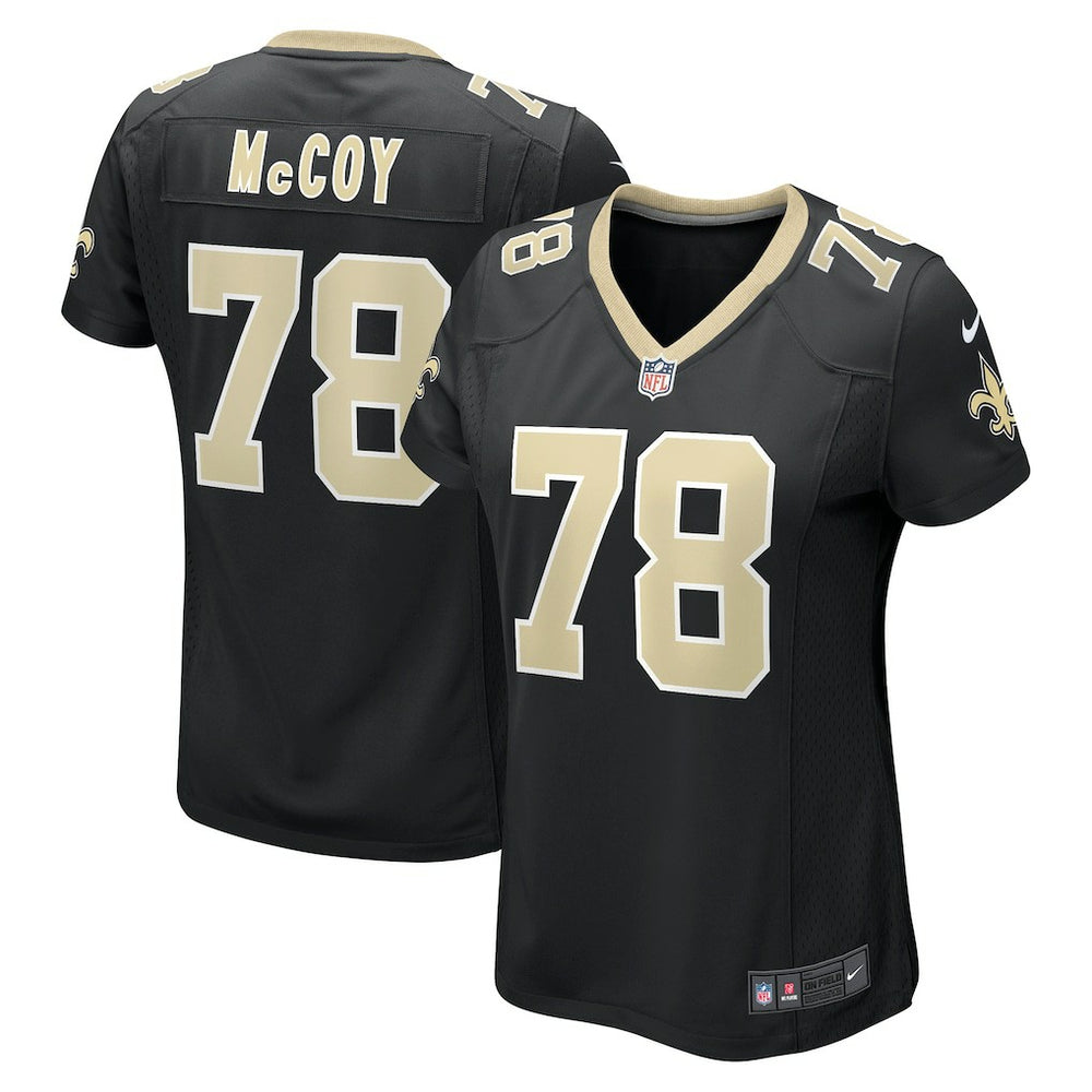 NFL Erik Mccoy New Orleans Saints Women's Game Jersey - Black