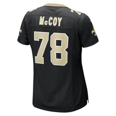 NFL Erik Mccoy New Orleans Saints Women's Game Jersey - Black
