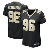Carl Granderson New Orleans Saints Women's Game Jersey Black