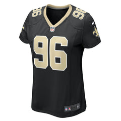 NFL Carl Granderson New Orleans Saints Women's Game Jersey - Black