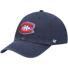 NHL Montreal Canadiens '47 Team Clean Up Adjustable Hat - Navy