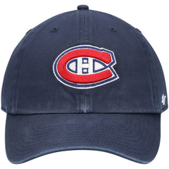 NHL Montreal Canadiens '47 Team Clean Up Adjustable Hat - Navy