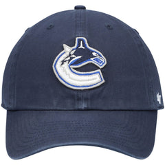 NHL Vancouver Canucks '47 Team Clean Up Adjustable Hat - Navy