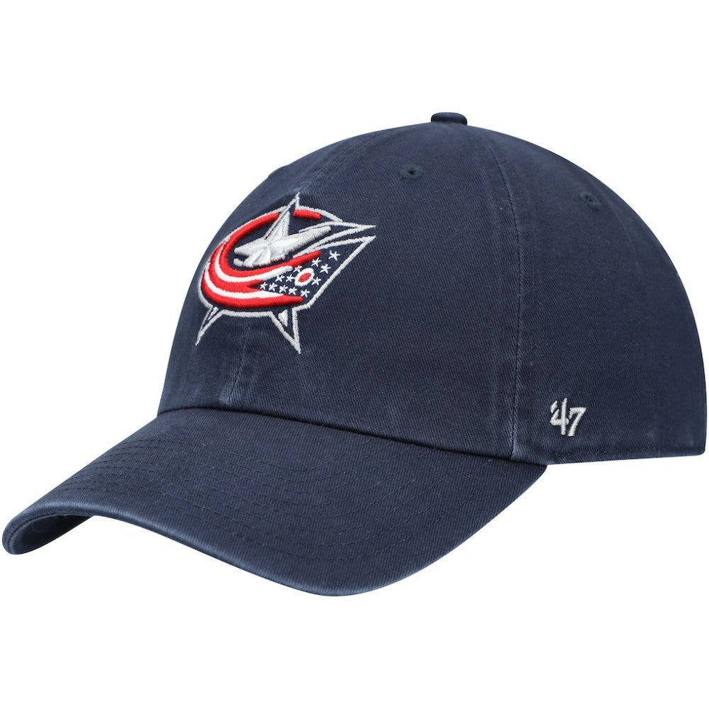 NHL Columbus Blue Jackets '47 Team Clean Up Adjustable Hat - Navy