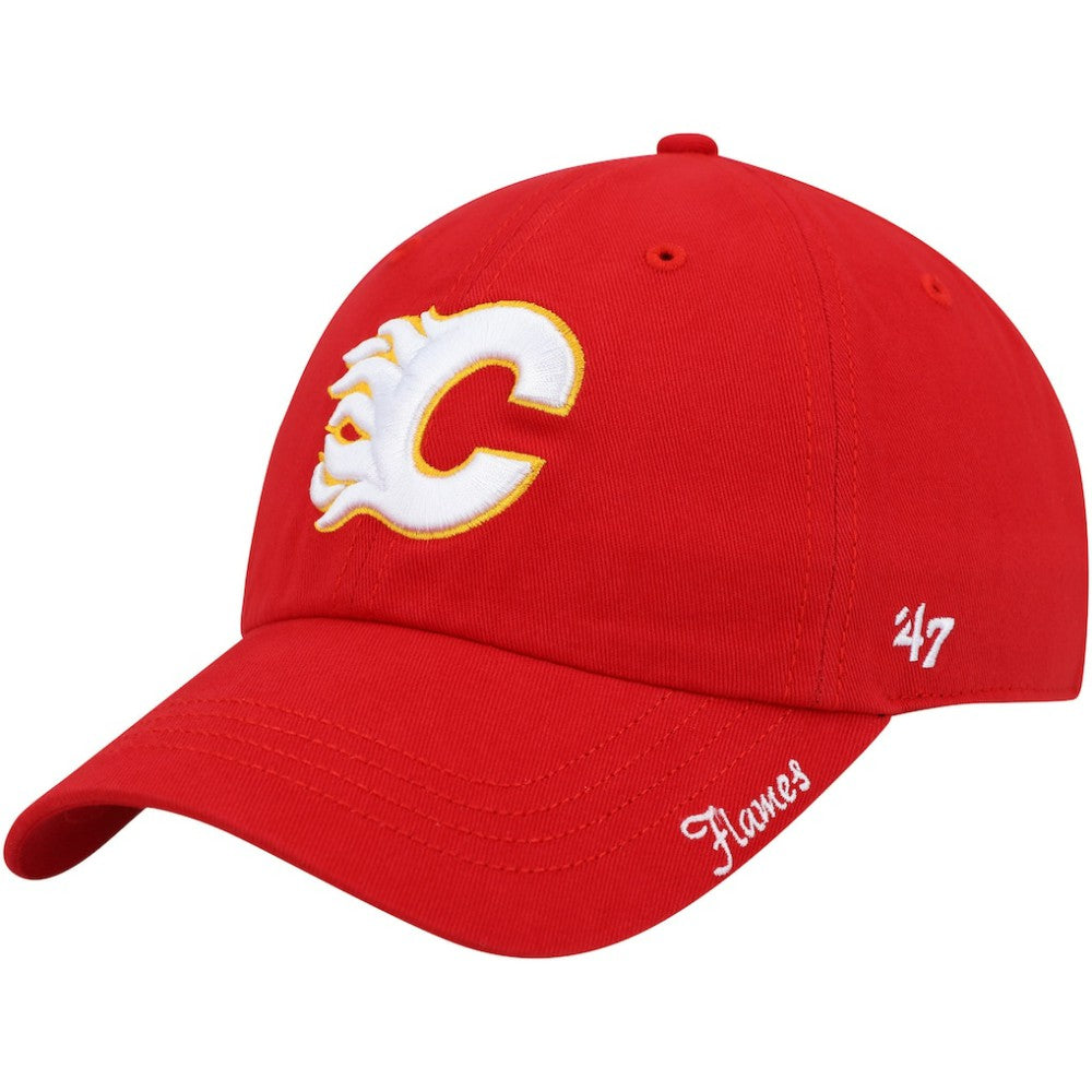 NHL Calgary Flames '47 Women's Team Miata Clean Up Adjustable Hat - Red
