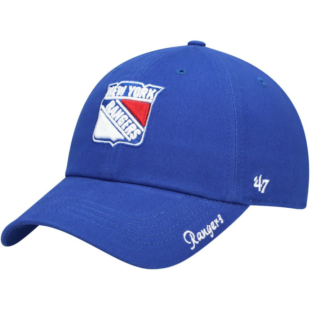 NHL New York Rangers '47 Women's Team Miata Clean Up Adjustable Hat - Blue