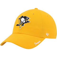 NHL Pittsburgh Penguins '47 Women's Team Miata Clean Up Adjustable Hat - Gold