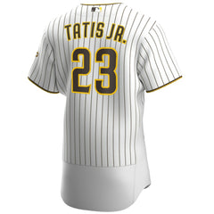 MLB Fernando Tat¨ªs Jr. San Diego Padres Nike Home Authentic Player Jersey - White/Brown