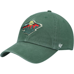 NHL Minnesota Wild '47 Team Clean Up Adjustable Hat - Green
