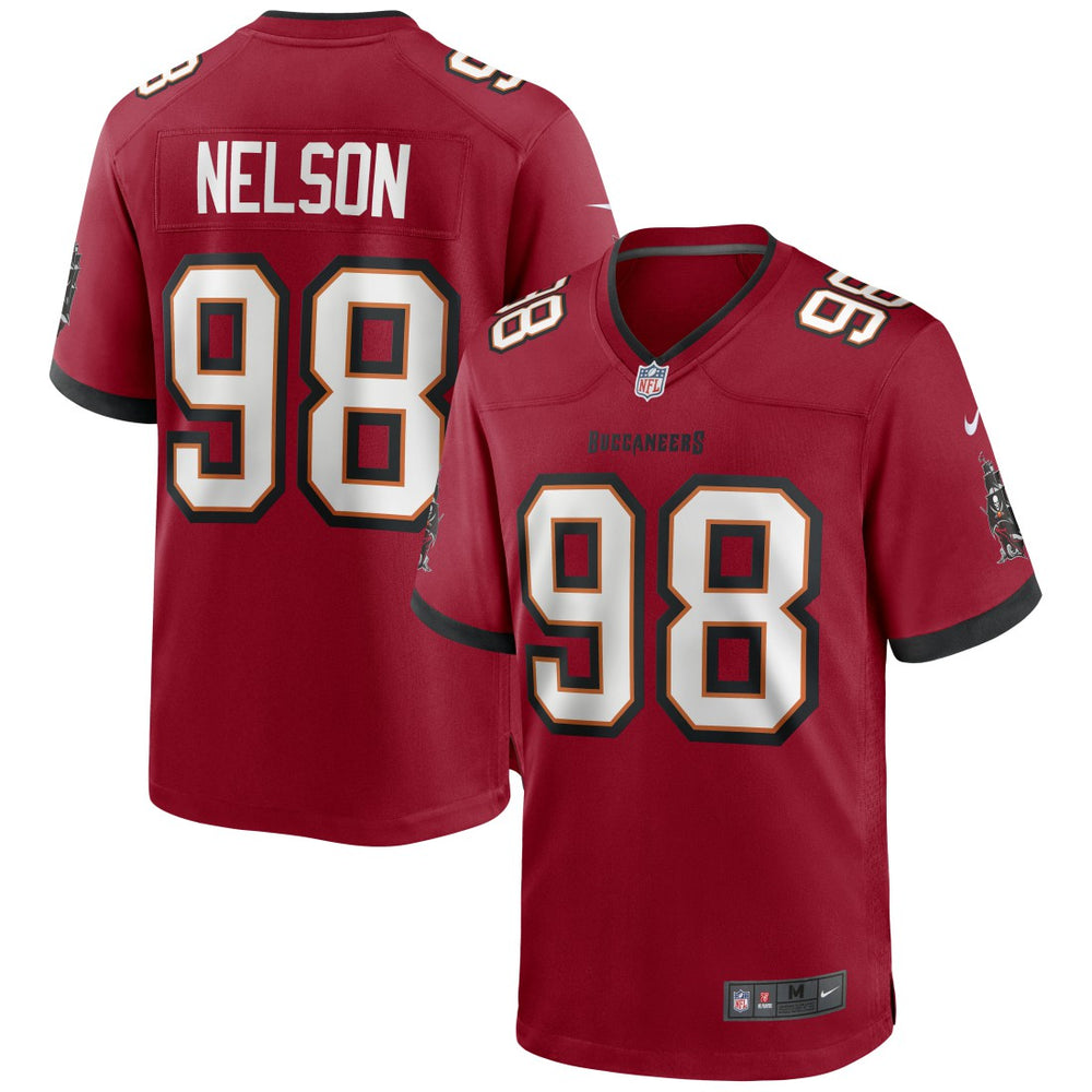 NFL Anthony Nelson Tampa Bay Buccaneers Game Jersey - Red