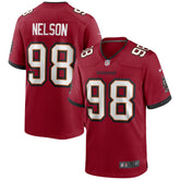 NFL Anthony Nelson Tampa Bay Buccaneers Game Jersey - Red
