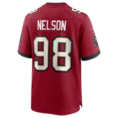 NFL Anthony Nelson Tampa Bay Buccaneers Game Jersey - Red
