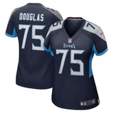 NFL Jamil Douglas Tennessee Titans Women's Game Jersey - Navy
