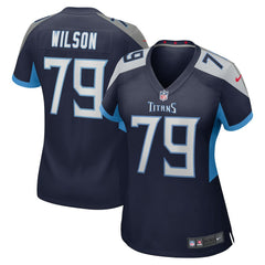 NFL Isaiah Wilson Tennessee Titans Women's Game Jersey - Navy