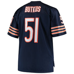 NFL Dick Butkus Chicago Bears Big & Tall 1966 Retired Player Replica Jersey - Navy on sale