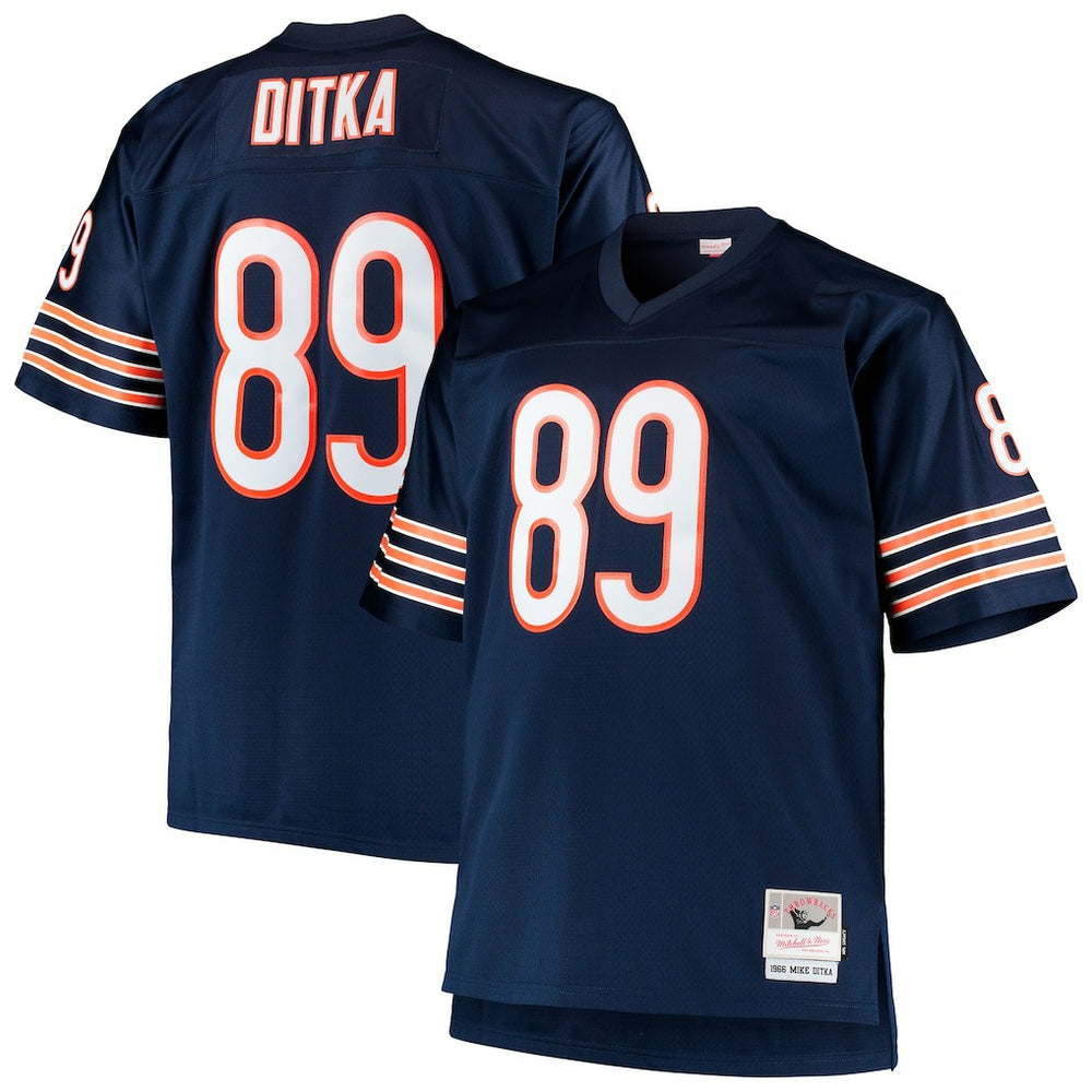 NFL Mike Ditka Chicago Bears Big & Tall 1966 Retired Player Replica Jersey - Navy cheap