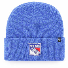 NHL New York Rangers '47 Brain Freeze Cuffed Knit Hat - Blue
