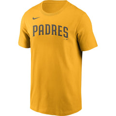Fernando Tatis Jr. San Diego Padres Nike Name & Number T-Shirt - Gold T-shirts