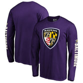 Baltimore Ravens Hometown Long Sleeve T-Shirt Purple