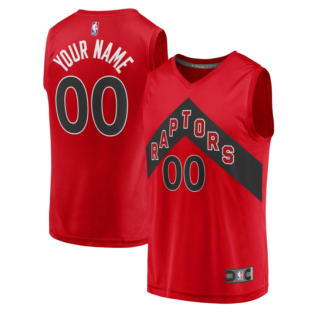 NBA Toronto Raptors Youth Fast Break Replica Custom Jersey - Icon Edition - Red